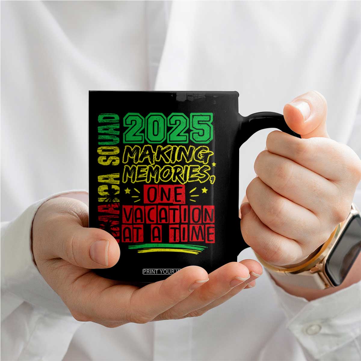 Vacation Jamaica 2025 Coffee Mug Matching Family Jamaica Squad TS10 Print Your Wear