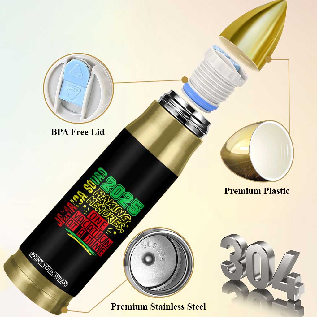 Vacation Jamaica 2025 Bullet Tumbler Matching Family Jamaica Squad TS10 Print Your Wear