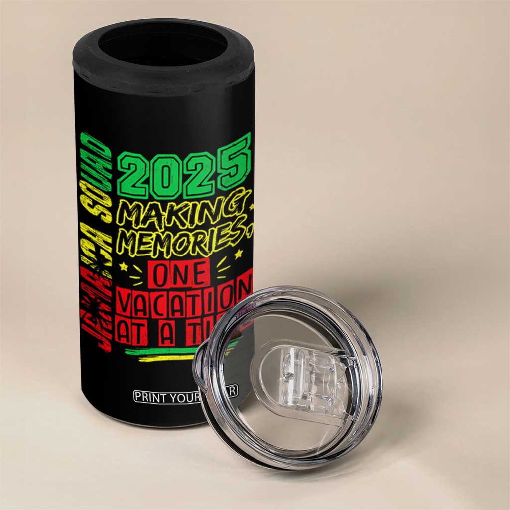 Vacation Jamaica 2025 4 in 1 Can Cooler Tumbler Matching Family Jamaica Squad TS10 Print Your Wear