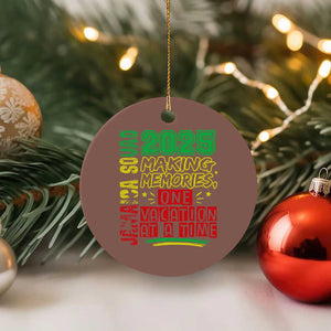 Vacation Jamaica 2025 Ceramic Ornament Matching Family Jamaica Squad TS10 1pc Mocha Print Your Wear