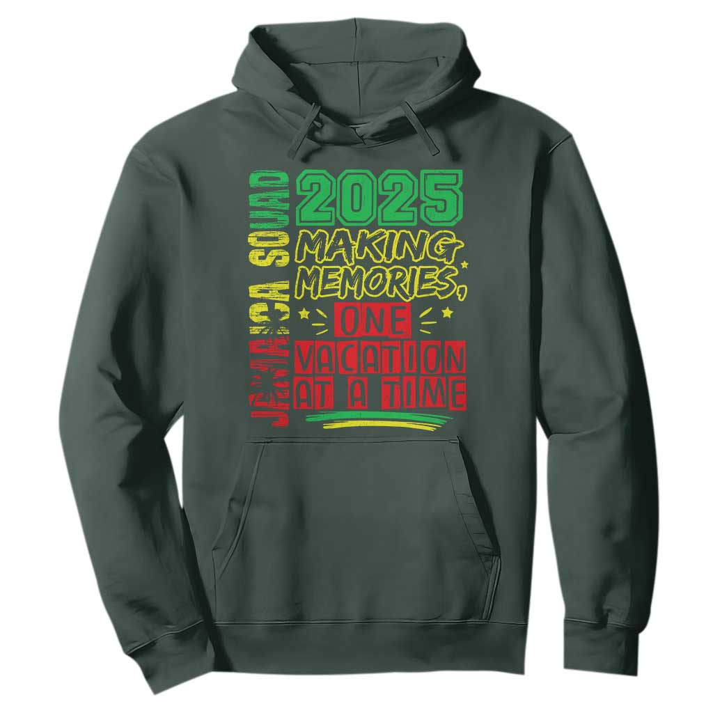 Vacation Jamaica 2025 Hoodie Matching Family Jamaica Squad TS10 Dark Forest Green Print Your Wear