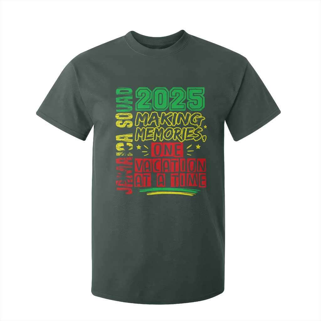 Vacation Jamaica 2025 T Shirt For Kid Matching Family Jamaica Squad TS10 Dark Forest Green Print Your Wear