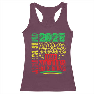Vacation Jamaica 2025 Racerback Tank Top Matching Family Jamaica Squad TS10 Maroon Print Your Wear
