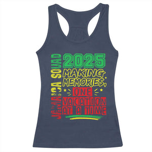 Vacation Jamaica 2025 Racerback Tank Top Matching Family Jamaica Squad TS10 Navy Print Your Wear