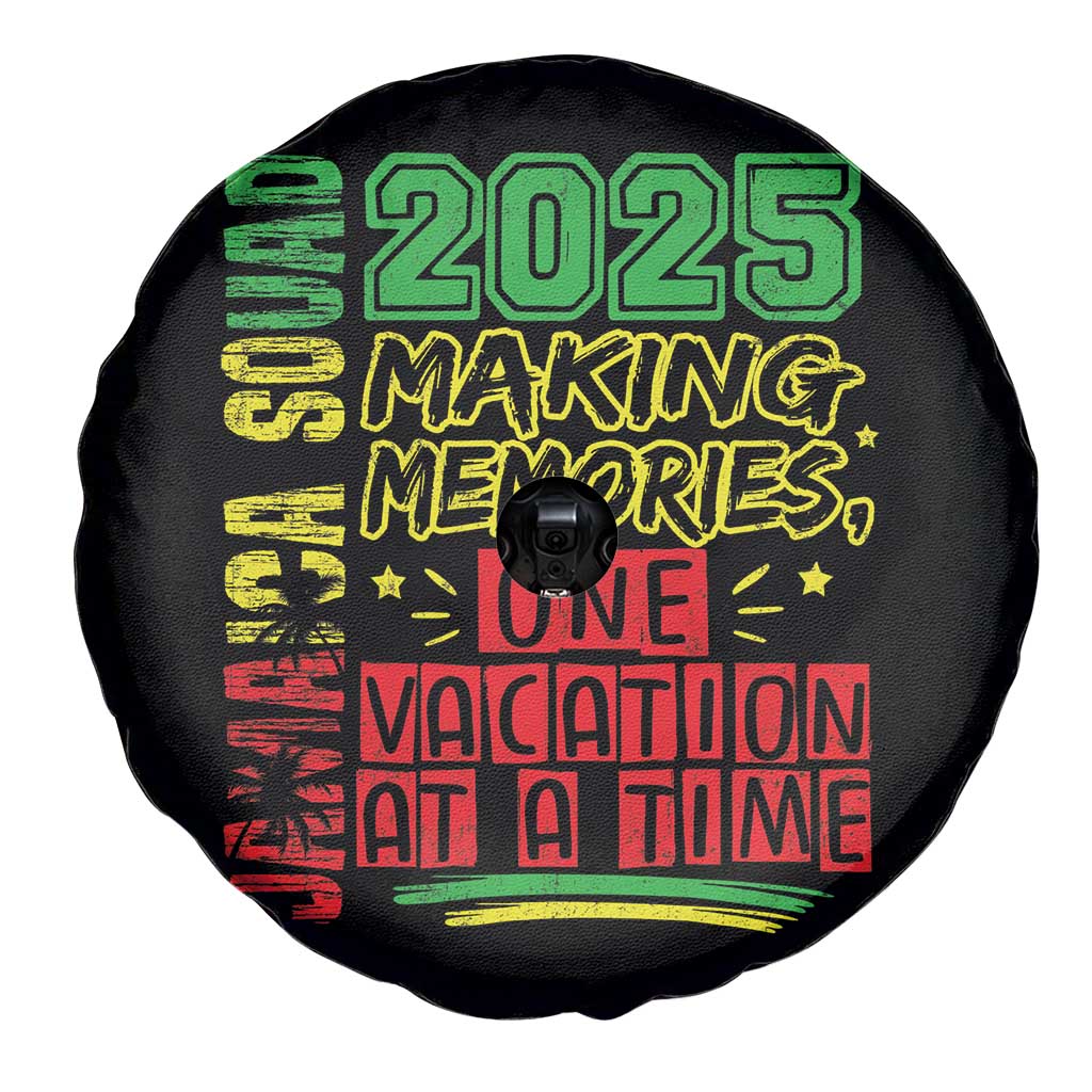 Vacation Jamaica 2025 Spare Tire Cover Matching Family Jamaica Squad TS10 Print Your Wear