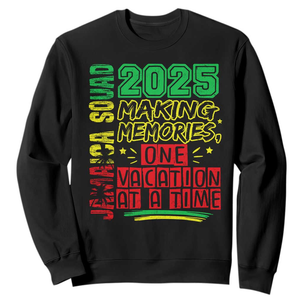 Vacation Jamaica 2025 Sweatshirt Matching Family Jamaica Squad TS10 Black Print Your Wear