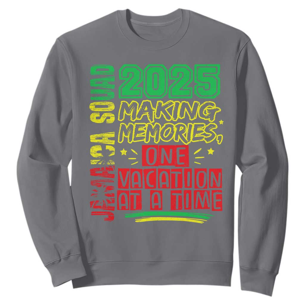 Vacation Jamaica 2025 Sweatshirt Matching Family Jamaica Squad TS10 Charcoal Print Your Wear