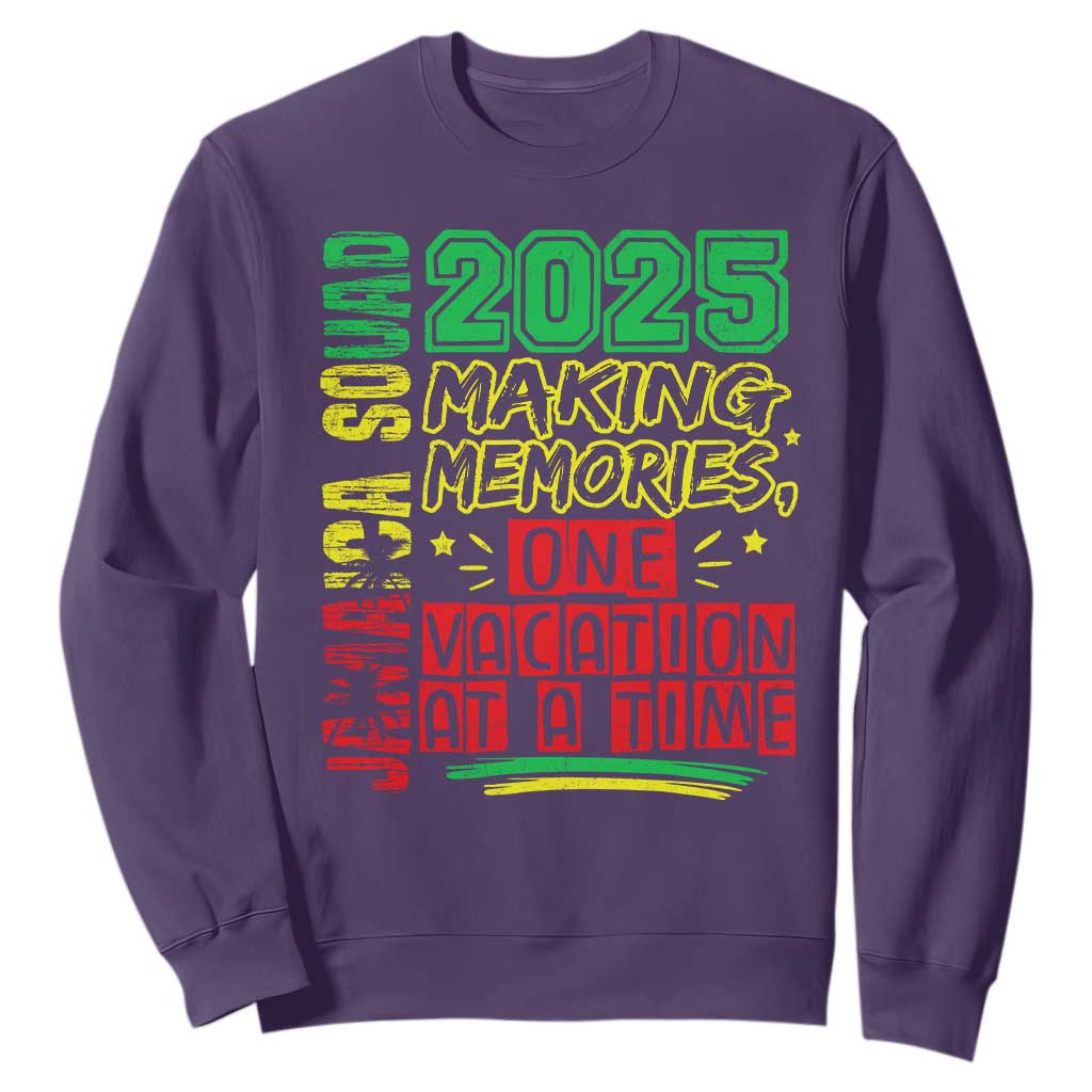 Vacation Jamaica 2025 Sweatshirt Matching Family Jamaica Squad TS10 Purple Print Your Wear