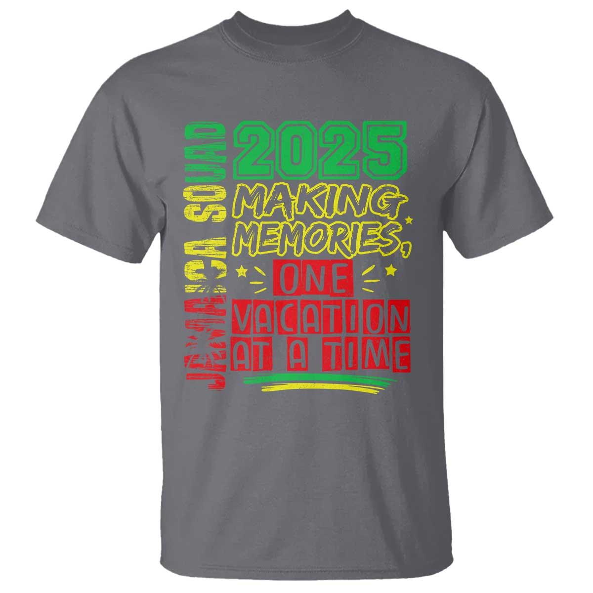 Vacation Jamaica 2025 T Shirt Matching Family Jamaica Squad TS10 Charcoal Print Your Wear