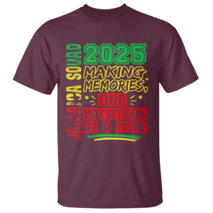 Vacation Jamaica 2025 T Shirt Matching Family Jamaica Squad TS10 Maroon Print Your Wear