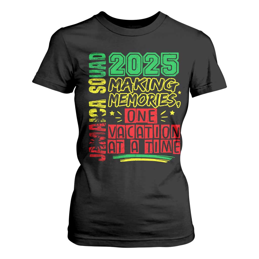Vacation Jamaica 2025 T Shirt For Women Matching Family Jamaica Squad TS10 Black Print Your Wear