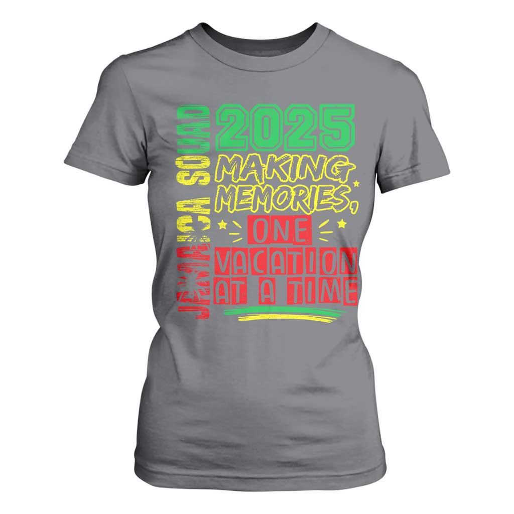 Vacation Jamaica 2025 T Shirt For Women Matching Family Jamaica Squad TS10 Charcoal Print Your Wear