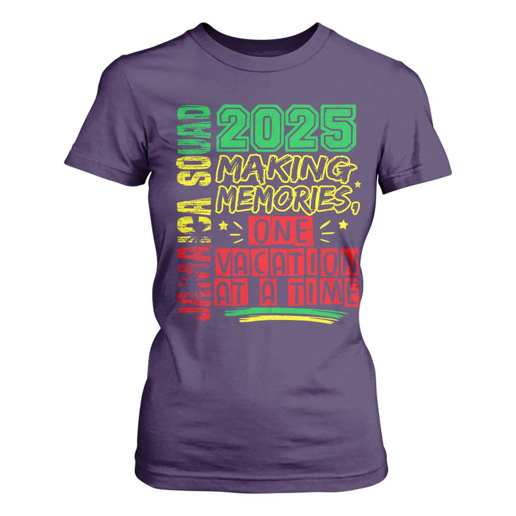 Vacation Jamaica 2025 T Shirt For Women Matching Family Jamaica Squad TS10 Purple Print Your Wear