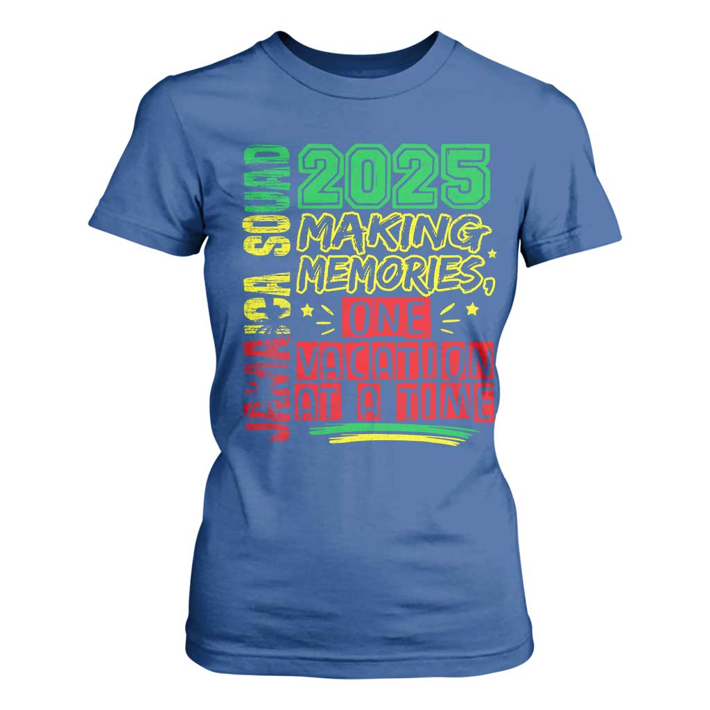 Vacation Jamaica 2025 T Shirt For Women Matching Family Jamaica Squad TS10 Royal Blue Print Your Wear