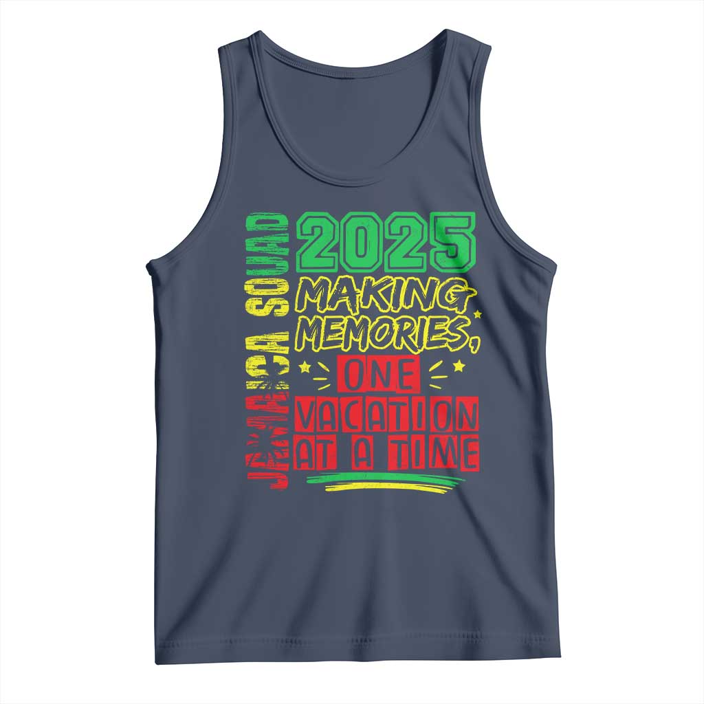 Vacation Jamaica 2025 Tank Top Matching Family Jamaica Squad TS10 Navy Print Your Wear