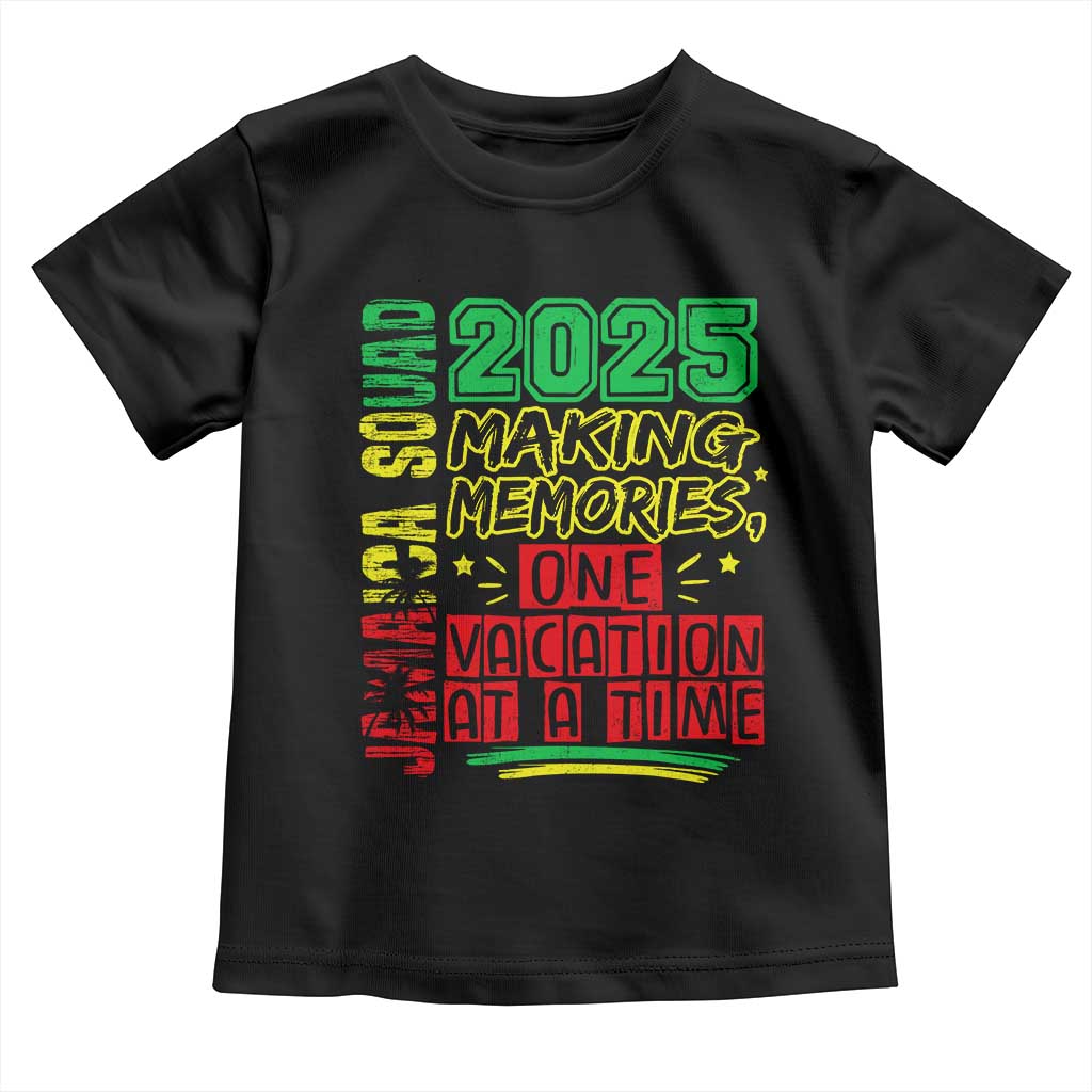 Vacation Jamaica 2025 Toddler T Shirt Matching Family Jamaica Squad TS10 Black Print Your Wear