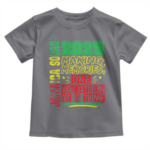 Vacation Jamaica 2025 Toddler T Shirt Matching Family Jamaica Squad TS10 Charcoal Print Your Wear