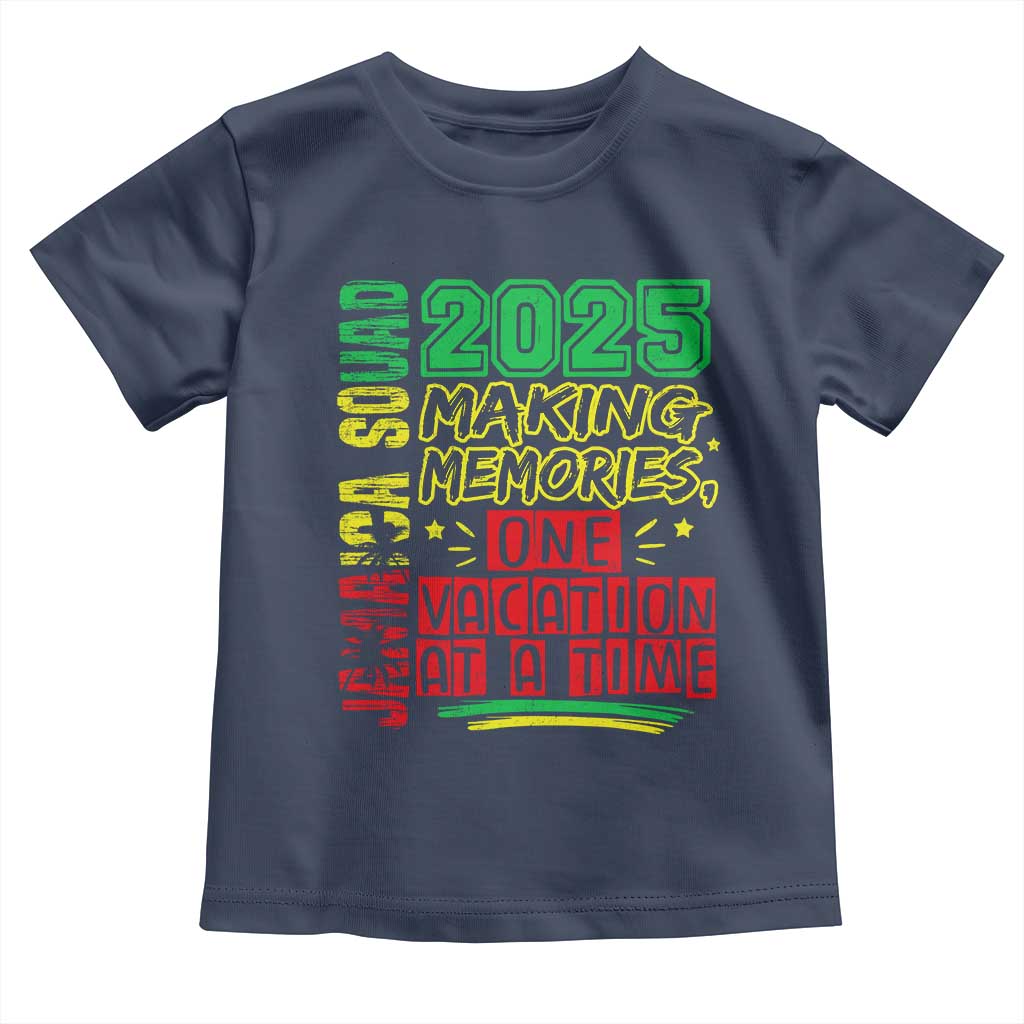 Vacation Jamaica 2025 Toddler T Shirt Matching Family Jamaica Squad TS10 Navy Print Your Wear