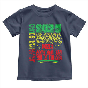 Vacation Jamaica 2025 Toddler T Shirt Matching Family Jamaica Squad TS10 Navy Print Your Wear