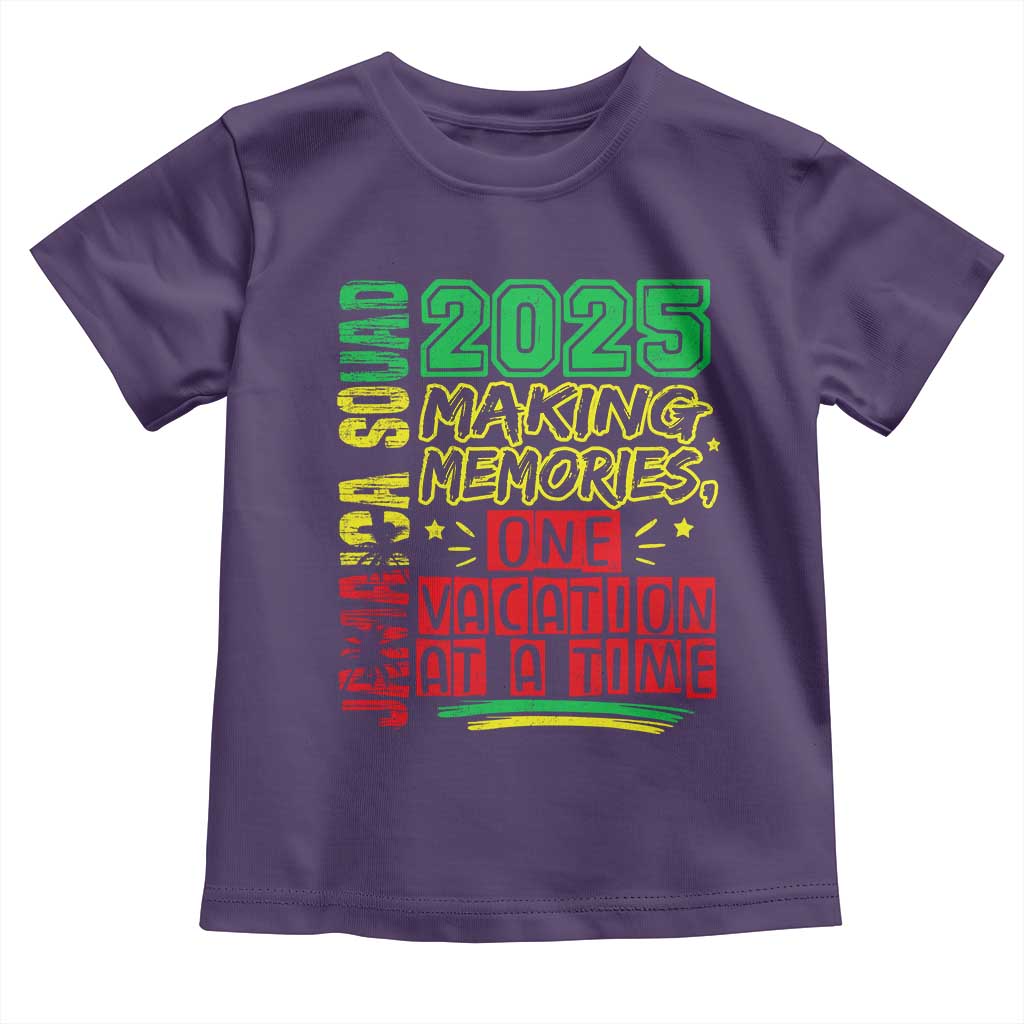 Vacation Jamaica 2025 Toddler T Shirt Matching Family Jamaica Squad TS10 Purple Print Your Wear