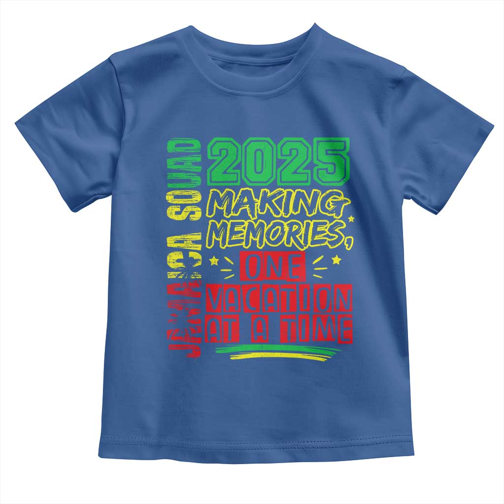 Vacation Jamaica 2025 Toddler T Shirt Matching Family Jamaica Squad TS10 Royal Blue Print Your Wear