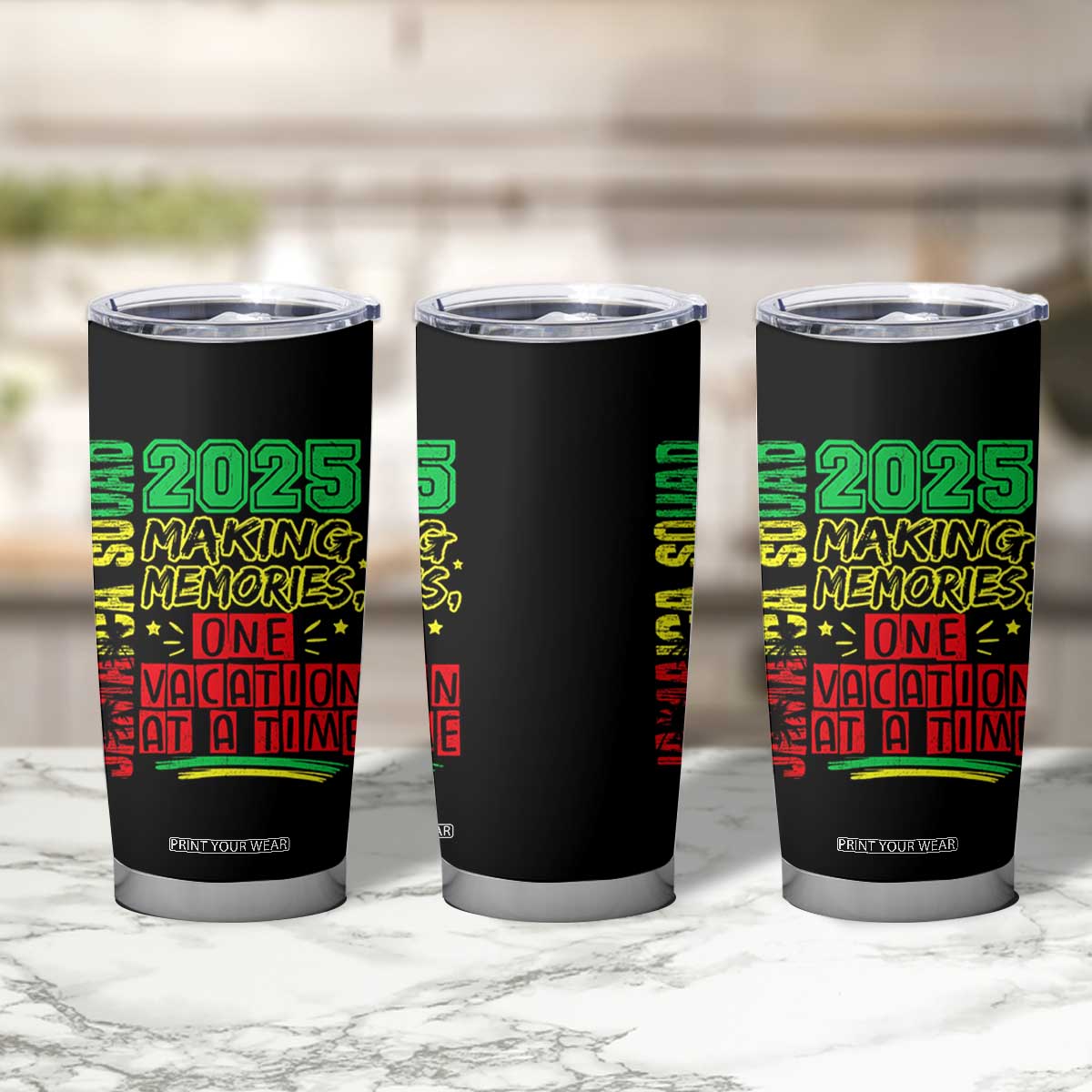 Vacation Jamaica 2025 Tumbler Cup Matching Family Jamaica Squad TS10 Print Your Wear