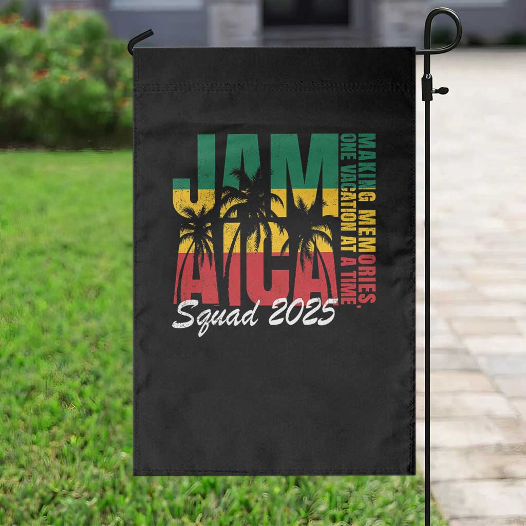 Family Vacation Jamaica 2025 Garden Flag Matching Girls Trip Jamaica Squad TS10 Print Your Wear