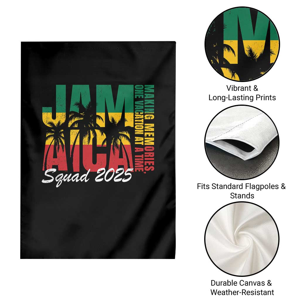 Family Vacation Jamaica 2025 Garden Flag Matching Girls Trip Jamaica Squad TS10 Print Your Wear
