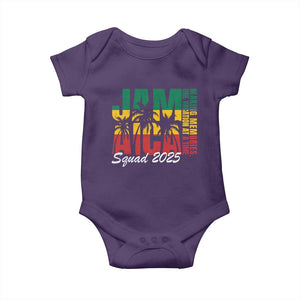 Family Vacation Jamaica 2025 Baby Onesie Matching Girls Trip Jamaica Squad TS10 Purple Print Your Wear