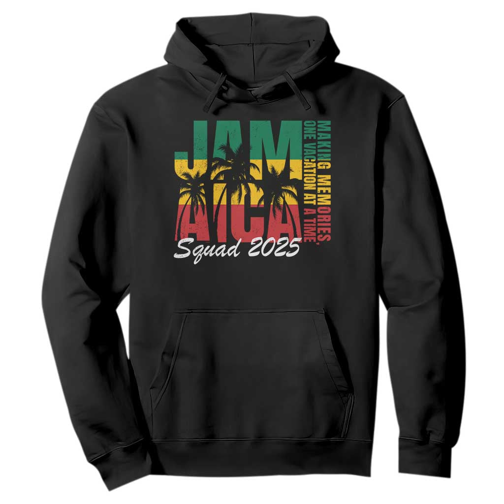 Family Vacation Jamaica 2025 Hoodie Matching Girls Trip Jamaica Squad TS10 Black Print Your Wear