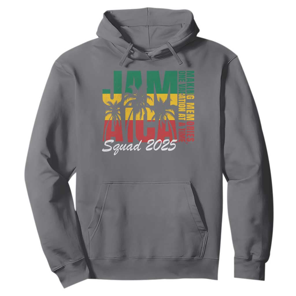 Family Vacation Jamaica 2025 Hoodie Matching Girls Trip Jamaica Squad TS10 Charcoal Print Your Wear