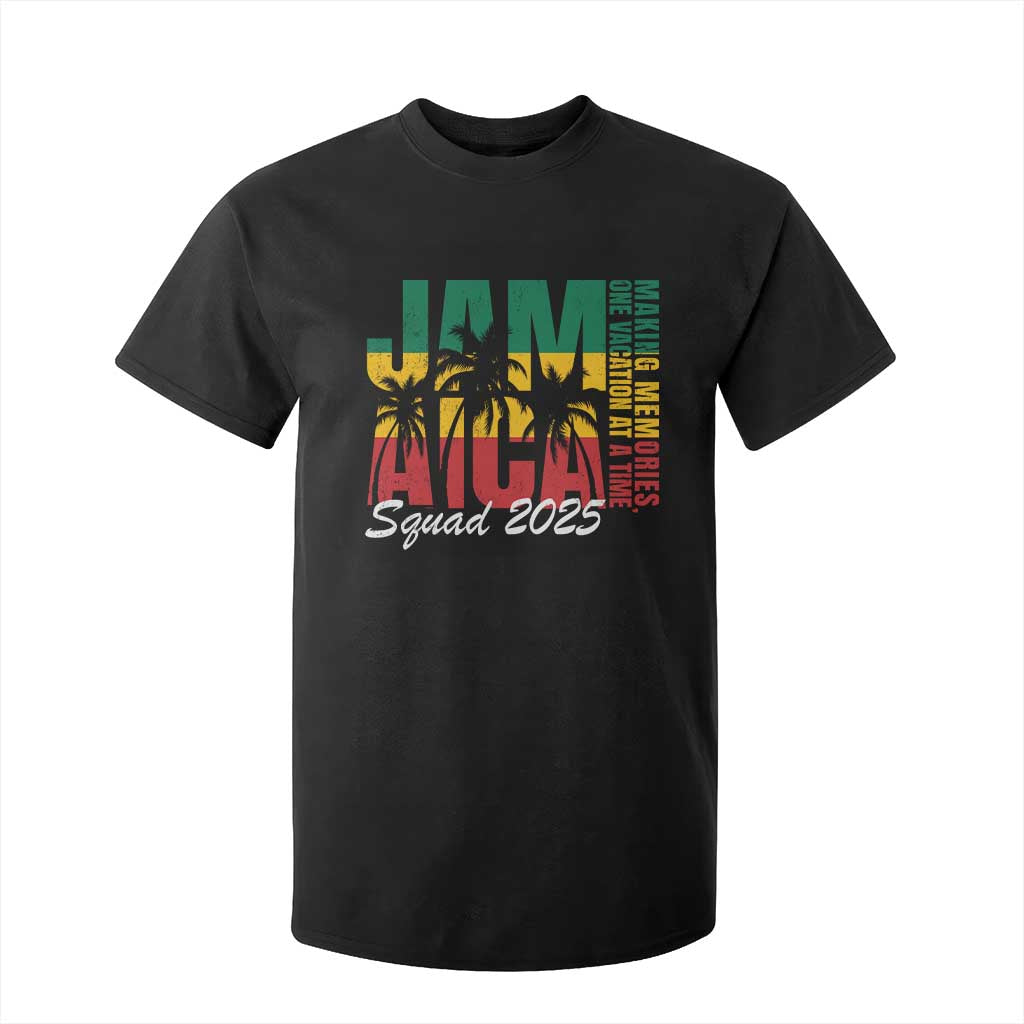 Family Vacation Jamaica 2025 T Shirt For Kid Matching Girls Trip Jamaica Squad TS10 Black Print Your Wear