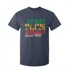 Family Vacation Jamaica 2025 T Shirt For Kid Matching Girls Trip Jamaica Squad TS10 Navy Print Your Wear