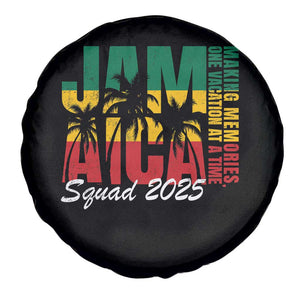 Family Vacation Jamaica 2025 Spare Tire Cover Matching Girls Trip Jamaica Squad TS10 Print Your Wear