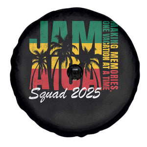 Family Vacation Jamaica 2025 Spare Tire Cover Matching Girls Trip Jamaica Squad TS10 Print Your Wear
