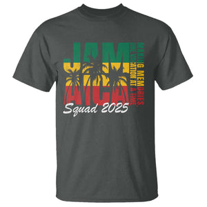 Family Vacation Jamaica 2025 T Shirt Matching Girls Trip Jamaica Squad TS10 Dark Heather Print Your Wear