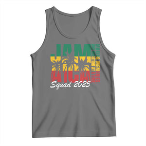 Family Vacation Jamaica 2025 Tank Top Matching Girls Trip Jamaica Squad TS10 Black Heather Print Your Wear