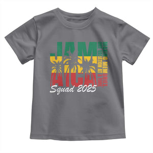 Family Vacation Jamaica 2025 Toddler T Shirt Matching Girls Trip Jamaica Squad TS10 Charcoal Print Your Wear