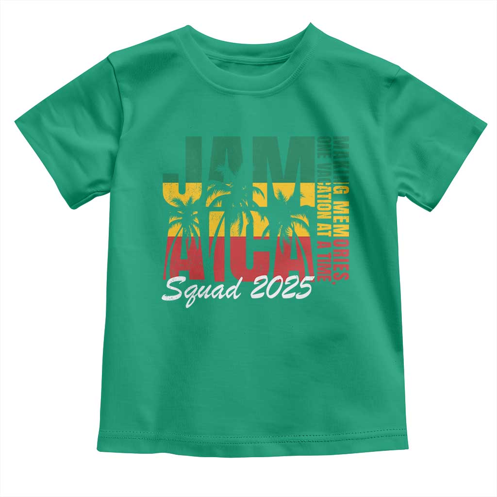Family Vacation Jamaica 2025 Toddler T Shirt Matching Girls Trip Jamaica Squad TS10 Irish Green Print Your Wear