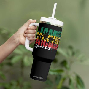 Family Vacation Jamaica 2025 Tumbler With Handle Matching Girls Trip Jamaica Squad TS10 Print Your Wear