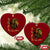 One Love Rasta Lion Ceramic Ornament Rastafari Reggae Jamaica Roots Lion of Judah Dreadlocks TS10 Print Your Wear