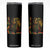One Love Rasta Lion Skinny Tumbler Rastafari Reggae Jamaica Roots Lion of Judah Dreadlocks TS10 Black Print Your Wear