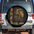One Love Rasta Lion Spare Tire Cover Rastafari Reggae Jamaica Roots Lion of Judah Dreadlocks TS10 No hole Black Print Your Wear