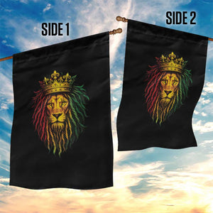 Rasta Reggae Lion Garden Flag Jamaican Pride Lion of Judah Gift for Rastafari TS10 Print Your Wear