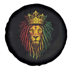 Rasta Reggae Lion Spare Tire Cover Jamaican Pride Lion of Judah Gift for Rastafari TS10 Print Your Wear