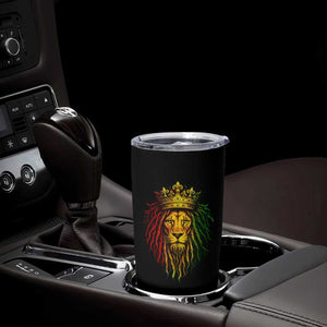 Rasta Reggae Lion Tumbler Cup Jamaican Pride Lion of Judah Gift for Rastafari TS10 Print Your Wear