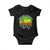Jamaican Reggae Vibes Baby Onesie Retro Rasta Sunset Chill Chillin Di Right Way TS10 Black Print Your Wear