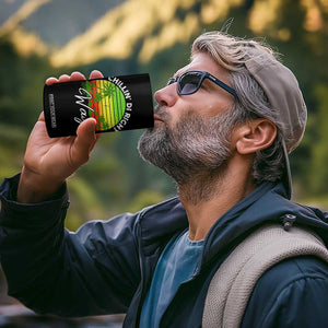 Jamaican Reggae Vibes 4 in 1 Can Cooler Tumbler Retro Rasta Sunset Chill Chillin Di Right Way TS10 Print Your Wear