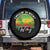 Jamaican Reggae Vibes Spare Tire Cover Retro Rasta Sunset Chill Chillin Di Right Way TS10 No hole Black Print Your Wear
