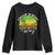 Jamaican Reggae Vibes Youth Sweatshirt Retro Rasta Sunset Chill Chillin Di Right Way TS10 Black Print Your Wear